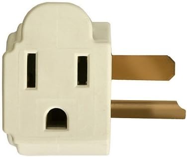 DUAL OUTLET WALL ADAPTER, 6PK, IVORY