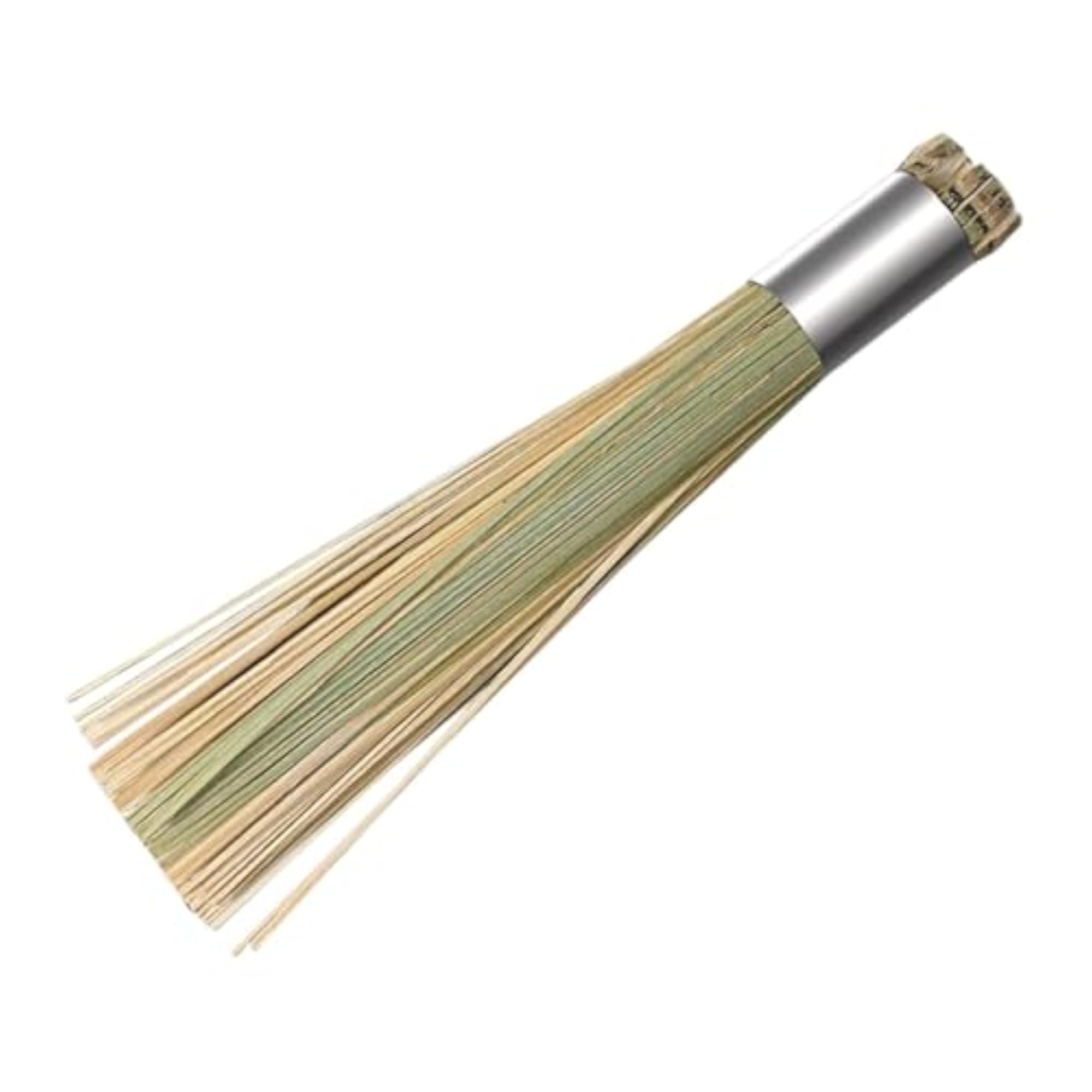 Compact Bamboo Cleaning Brush for Dishwashing & Frying Pans