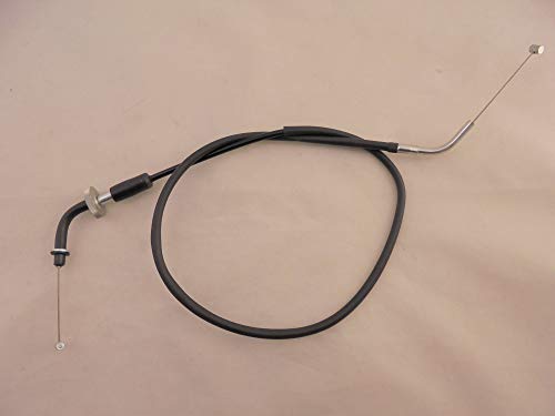 LINMOT GYOXV535ST Câble d'accélérateur pour Yamaha XV 535 Virago (88-94) (Ouvert) Câble Bowden Noir Cover