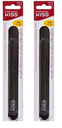 lima per unghie acrilica f223 2 lime (Confezione da 2)