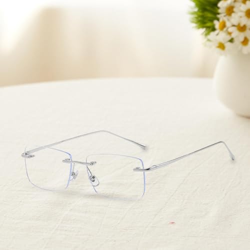 Image of ATORSE Frameless Glasses Ultralight Rimless Stylish Men Women Versatile Eye Glasses Argent|Clothing, Shoes & Accessories|Mens Accessories|Sunglasses & Fashion Eyewear|Sunglasses