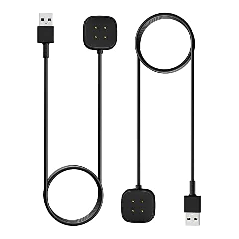 MoKo Cargador Magnético para Fitbit Versa 4/3/Sense Cover