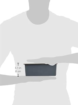 Matfer Bourgeat Exopan Steel Bread Mold/Loaf Pan, Nonstick, 8 x3 1/6