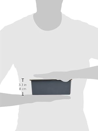 Matfer Bourgeat Exopan Steel Bread Mold/Loaf Pan, Nonstick, 8 x3 1/6