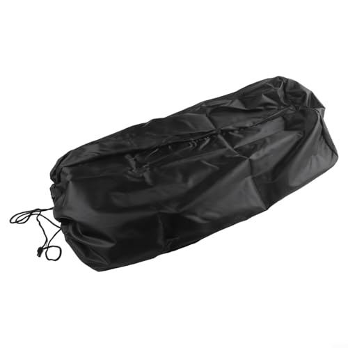 Jotekonoby Funda protectora para tanque de propano para parrilla de barbacoa, 31 x 59 cm, poliéster negro con bolsa de almacenamiento para uso en exteriores, compatible con