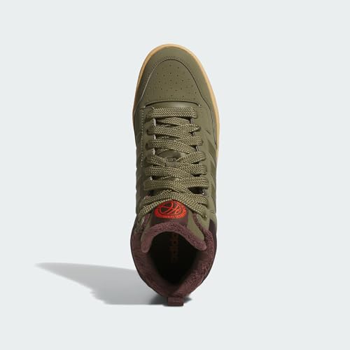 adidas Unisex-Erwachsene Rapid Court Mid Winter Schuhe, Grün, 44 EU – Ansicht 3