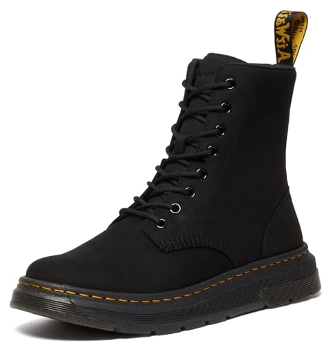 Image of Dr. Martens Unisex Crewson Nubuck Leather Everyday Boots