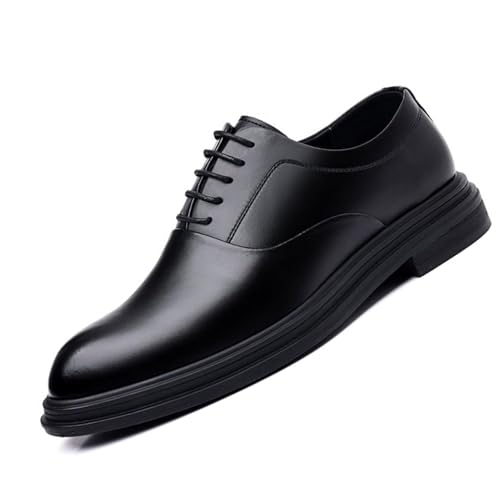 Men's Comfortable Fashion Dress Shoes Leather Business Pointed Toe Summer Lace Up Casual Party Oxford Shoes