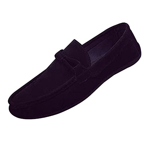 FAMOORE Casual Shoes for Women Slip On Flats Women Nubuck Loafers Casual Tennis Shoes Casual Sport Shoes Casual-Shoes Casual Shoes for Boys Size 4(Blue, 9.5)