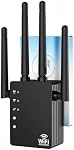 Dual Band 5GHz/2.4GHz WiFi Extender, WiFi Booster, WiFi Extender Signal Booster, Covers 12880 Sq.ft, Supports 105 Devices, Internet Extender WiFi Booster for Home