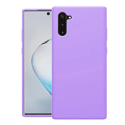 Image of LIRAMARK Liquid Silicone Soft Back Cover Case for Samsung Galaxy Note 10 (Levender)