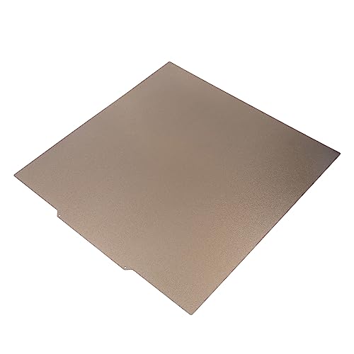 3D Printer Build Plate 470x470mm Double Sided PEI Magnetic Rubber Spring Steel Magnetic Flexible Steel Plate 3D Printing Supplies Industrial for CR‑10