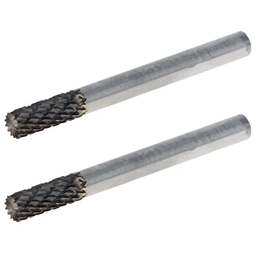 Fresas rotativas doble corte 6mm 2 piezas miniatura 1