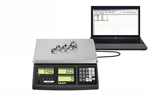 Industrial Scales Compact Counter 0.2 kg X 3 g-USB cable provided by Gram