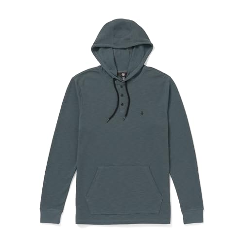 Volcom Men's Murph Thermal Long Sleeve Tee Dark Slate