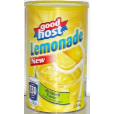 Good Host Lemonade, All Natural Flavour, 2.35kg/5.2 lbs. (Imported from Canada)