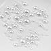 Mulutoo 2000PCS 6mm Round Half Pearls for Crafts Jewelry Scrapbooking, White ABS Plastic Flatback Pearls for DIY Projects