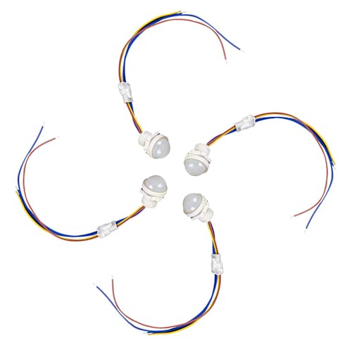 Heemol Mini bewegungsm 110V 220V PIR Infrarot Sensor Schalter Erkennung Auto Sensor Lichtschalter lichtschalter mit bewegungsmelder 4 Stück.