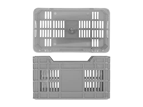 Forma rettangolare The Bars Mini Cassetta della Frutta, ABS Colore Argento, 10x5,50x5,50 cm, Made in Italy
