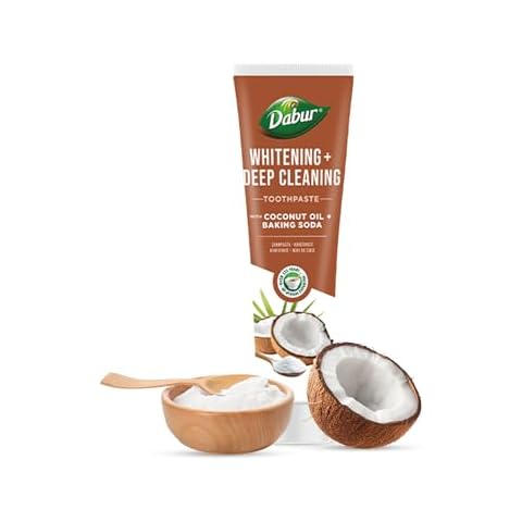 Dabur Organic Coconut Oil Baking Soda Toothpaste Cover