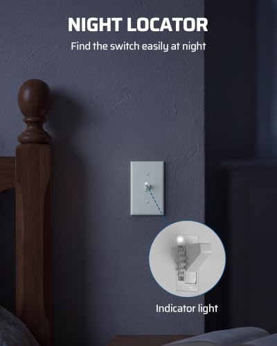 DEWENWILS 2 Pack Toggle Dimmer Light Switch, Single Pole/3-Way - image 5