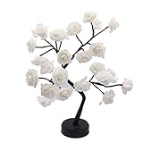 GYSURYB 24 LED Rosas ÁRbol Luces RGB 17 Color LáMpara DíA de la Madre Noche Luz Fiesta en Casa Navidad Boda DecoracióN