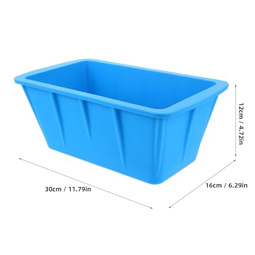 Molde de silicona para hielo SUPVOX grande 3l azul miniatura 2
