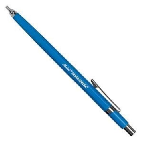 Markal 96006 - Markal Silver-Streak Holder with 1 Reflective Lead Built-in Sharpener 1 Click Advance -Ideal for Metal Layout & Fabrication Work