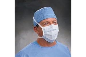 Halyard Health 48100 Lite One Blue Polypropylene Surgical Mask