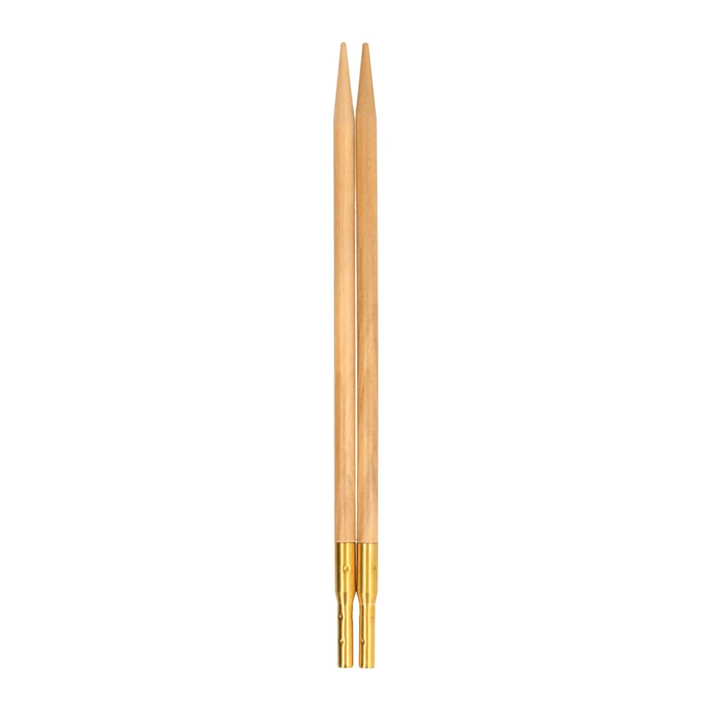Addi Click Bamboo, Olive Wood, Brown, One Size