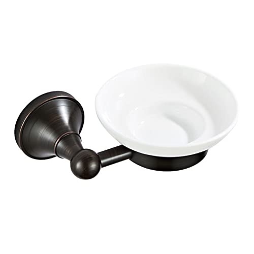 Jabonera negra negra antigua americana para baño con colgante de cobre