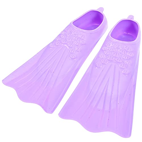 Palmes de natation en silicone flexible WOONEKY pour éviter les crampes lors du snorkeling