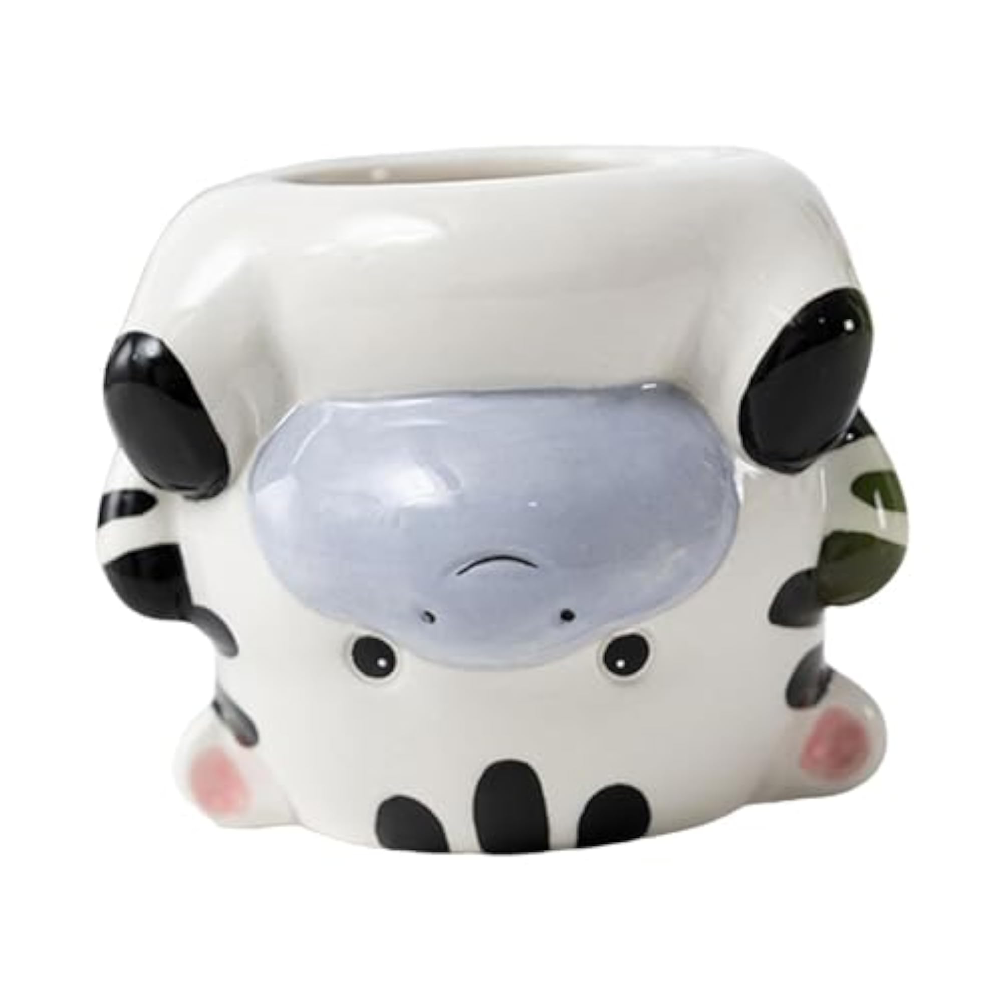 Animal Planter Flower Vase, Zebra Design