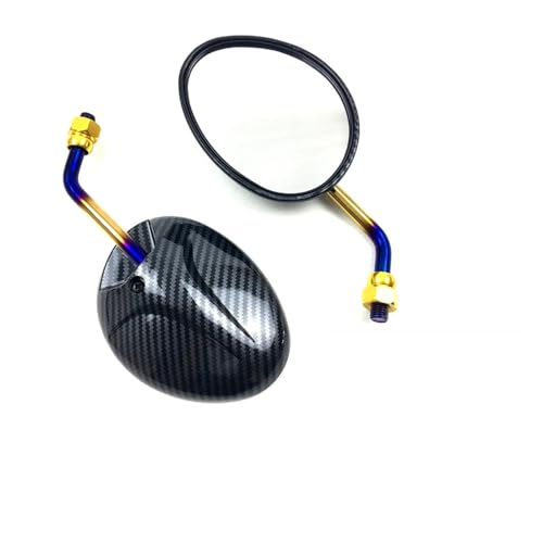 Espejos retrovisores de 10mm para eliminar puntos ciegos en motos y scooters urbanos