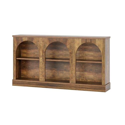 MENGLI-2024 Mesa Consola Mesa de Entrada Larga con Almacenamiento en Niveles, Mesa Rectangular for la Entrada y la Sala de Estar Mesa de Entrada
