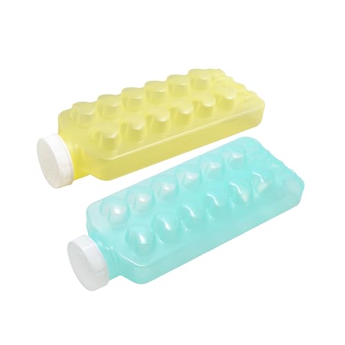 セイエイ(seiei) 【 ハートアイスメーカー イエロー・ブルー2個組 120888】氷 アイス 製氷器 ハート氷 製氷機 製氷ケース ハート型アイス アイスキューブ 氷トレー ソフト 取り出しやすい 蓋付き 冷凍保存 耐久性 家庭用