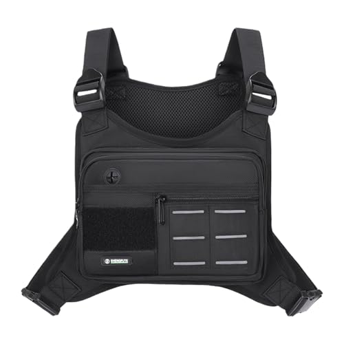 Bolso de pecho para hombre que evita rebotes al correr y caminar en rutas de senderismo