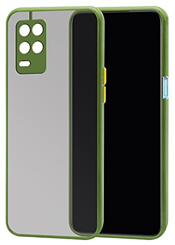 Image of Jkobi Plastic Back Cover for Realme 8 5G, Clear Light Green
