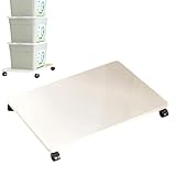 Carrito con bandeja rodante, soporte para impresora debajo del escritorio con 4 ruedas, carrito móvil para el hogar y la oficina, capacidad de 35 kg para macetas y dispositivos electrónicos