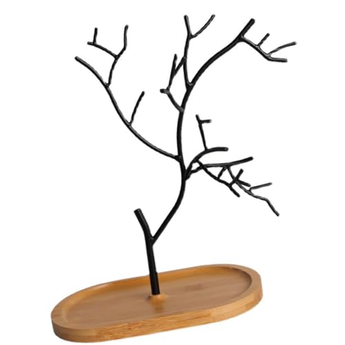 Support de collier en métal arbre à bijoux chic pour une chambre raffinée