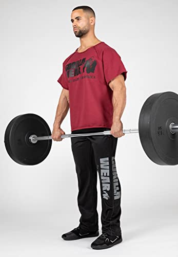 GORILLA WEAR Classic Work out Top Maglietta, Rot