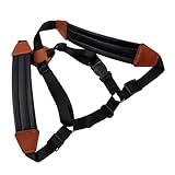HEATSHAKING 調節可能な通気メッシュパッド付きサックスショルダーストラップ 大人と 用首肩快適サポート 楽器用交換ベルト