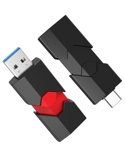 Clé USB C 64 Go type C USB 3.0 double connectique OTG pour PC iPhone 17 et smartphone Android