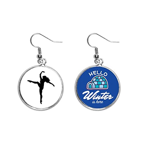 Pendientes de bailarina de danza el regalo ideal de invierno en gota