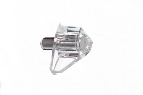 Chevilles en plastique transparent One Stop DIY : boîte de 1000 pièces pour étagères