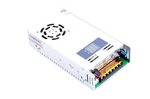 Adjustable DC Power Voltage Converter AC 110V - 220V to DC 0-80V 0-6.5A Module Switching Power Supply Digital Display 500W Voltage Regulator Built in Cooling Fan(0-80V 0-6.5A)