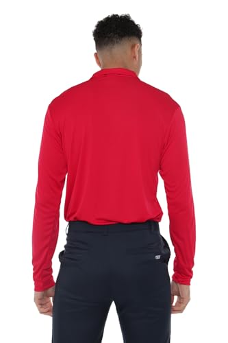 Official NCAA Collegiate Men's Active Sport Quarter Zip Pullover, Left Chest Logo Charcoal Collection2