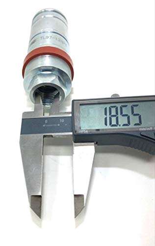 Image of 1 /2 inch NPT Ag Female Hydraulic Quick Coupler | ISO 7241-A Poppet Valve | Push Pull Connect Under Pressure | Heavy-Duty Coupler | Tractor, Pioneer-Style Compatible | Model TL97