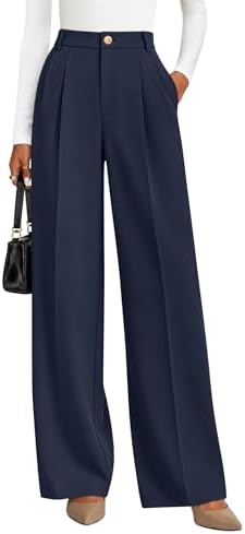 ZESICA Women's Wide Leg Dress Pants 2026 High Waisted Business Ca...
