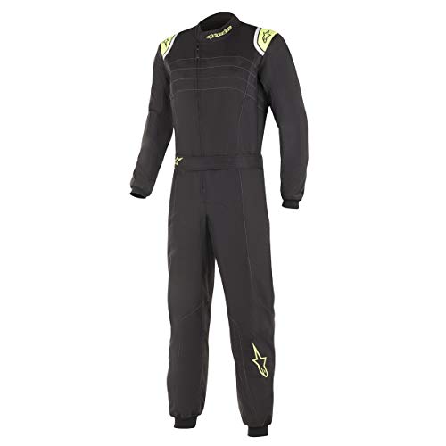 Alpinestars KMX-9 V2 SUIT BLACK YELLOW FLUO 60